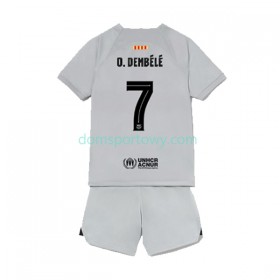 Koszulka FC Barcelona Ousmane Dembele 7 Dziecięcy Trzeci Koszulki Piłkarskie 2022-2023 Krótki Rękaw